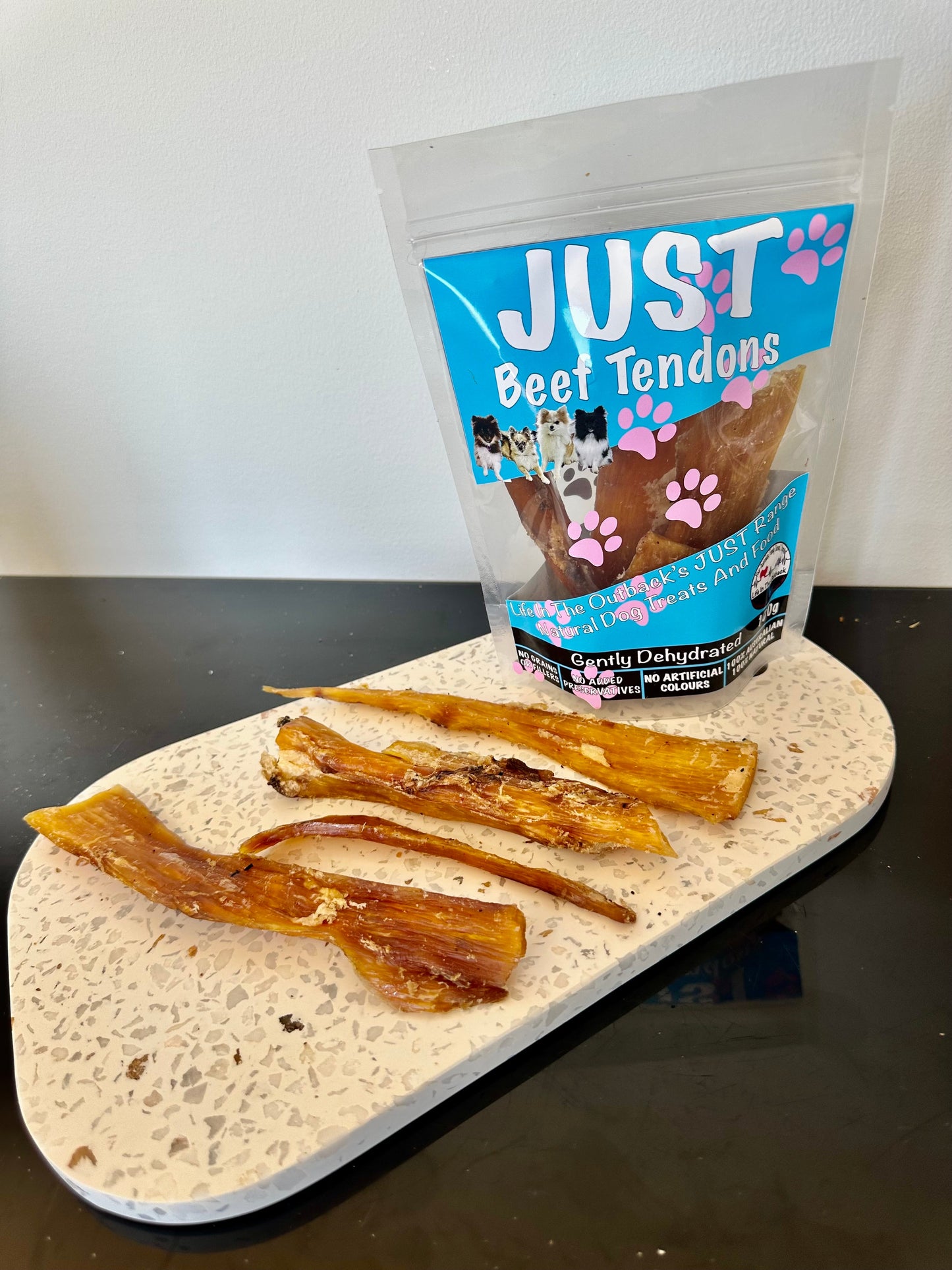 Life in the Outback Just Beef Tendons - 100% Natural, Australian Sourced