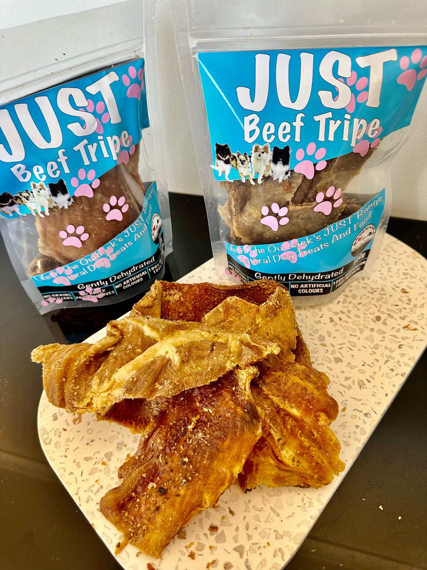 Life in the Outback Just Beef Tripe Treats - 100% Natural, Australian Sourced