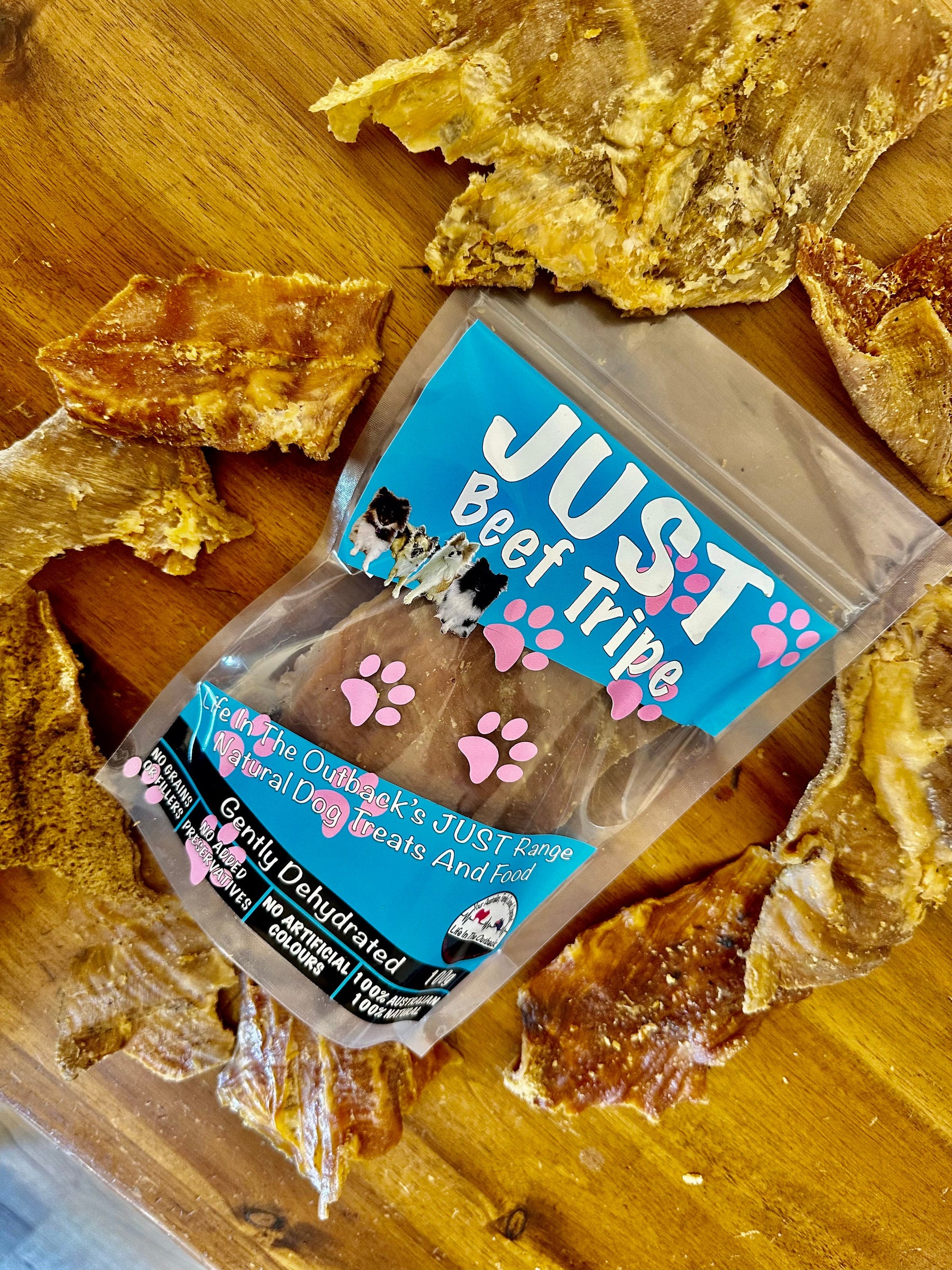 Life in the Outback Just Beef Tripe Treats - 100% Natural, Australian Sourced - SuperSaverAU - view 4