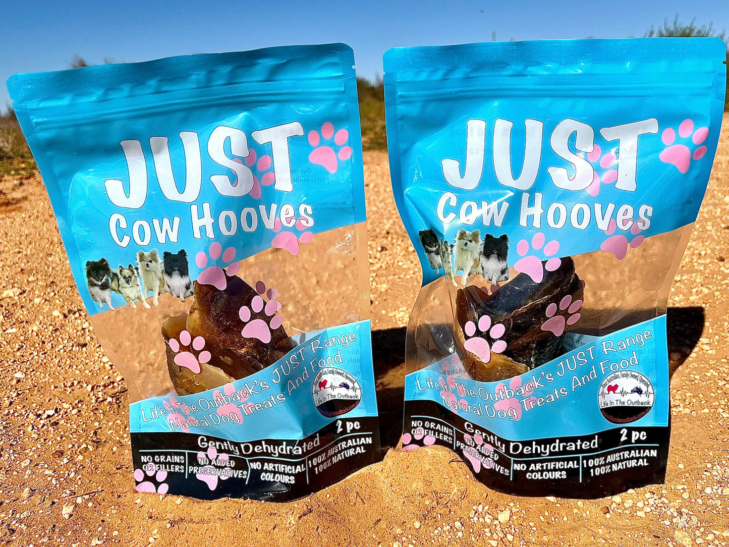 Life in the Outback Just Cow Hooves - 100% Natural, Australian Sourced Treats