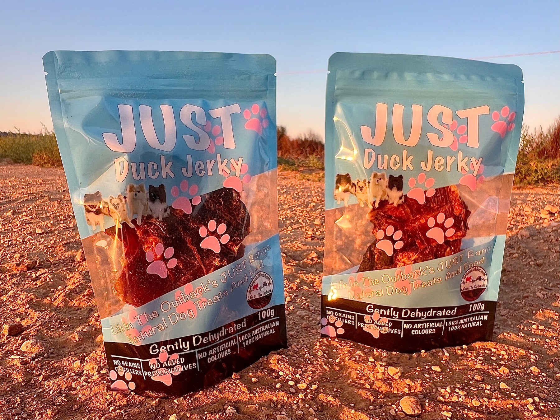 Just Duck Jerky - 100% Natural Duck Treats for Dogs, 100g - SuperSaverAU - view 1