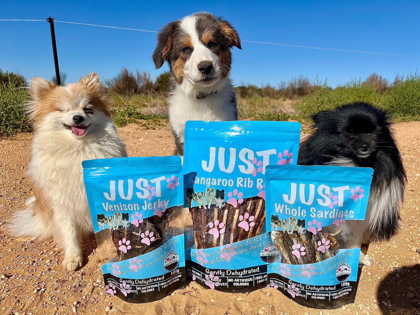 Just Kangaroo Rib Racks - 100% Natural, High Protein, Allergen-Free Treats