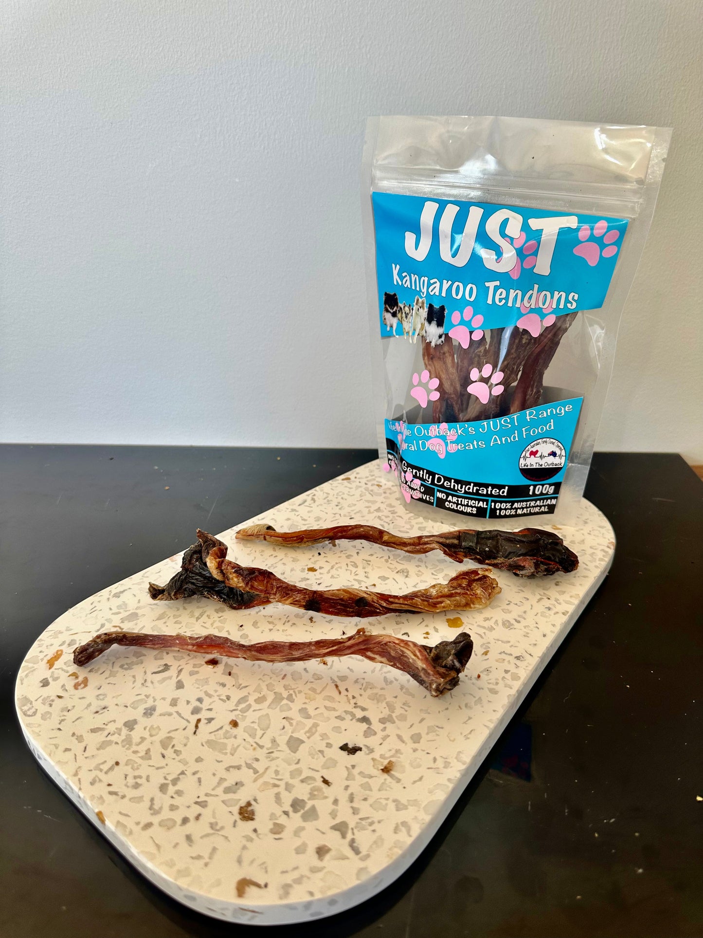 Life in the Outback Just Kangaroo Tendons - 100% Natural, Australian Sourced