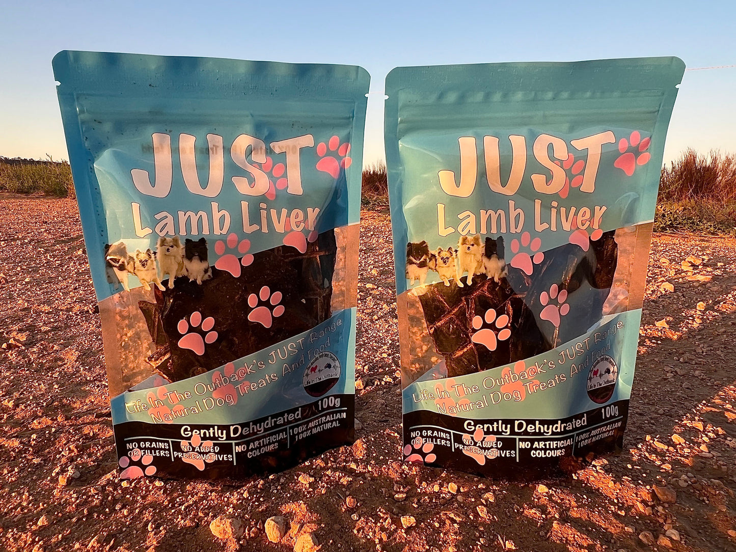 Life in the Outback Just Lamb Liver Dog Treats - 100% Australian, Pure & Nutritious