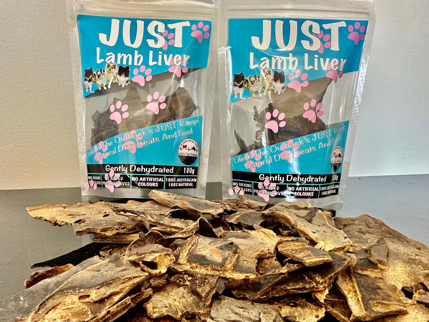 Life in the Outback Just Lamb Liver Dog Treats - 100% Australian, Pure & Nutritious