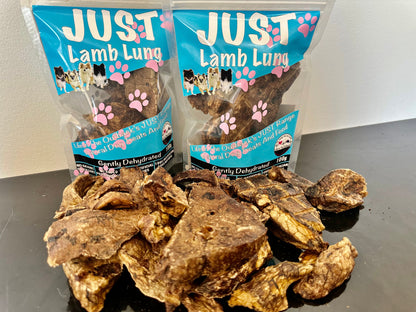 Life in the Outback Just Lamb Lung Treats - 100g, 100% Australian, Allergen-Free
