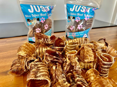 Just Moo Tubes Beef Trachea 100% Natural Dog Treats, Australian Sourced - SuperSaverAU - view 3