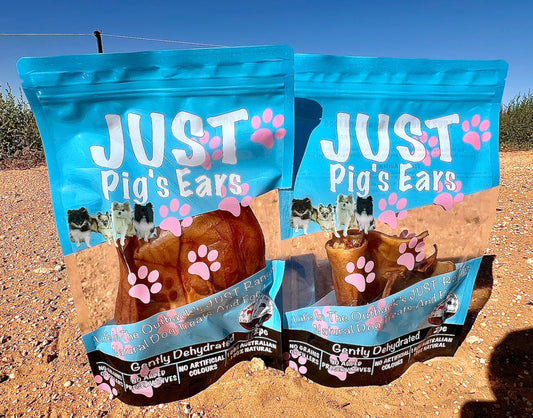 Life in the Outback Just Pig's Ears - 100% Natural Australian Dog Treats