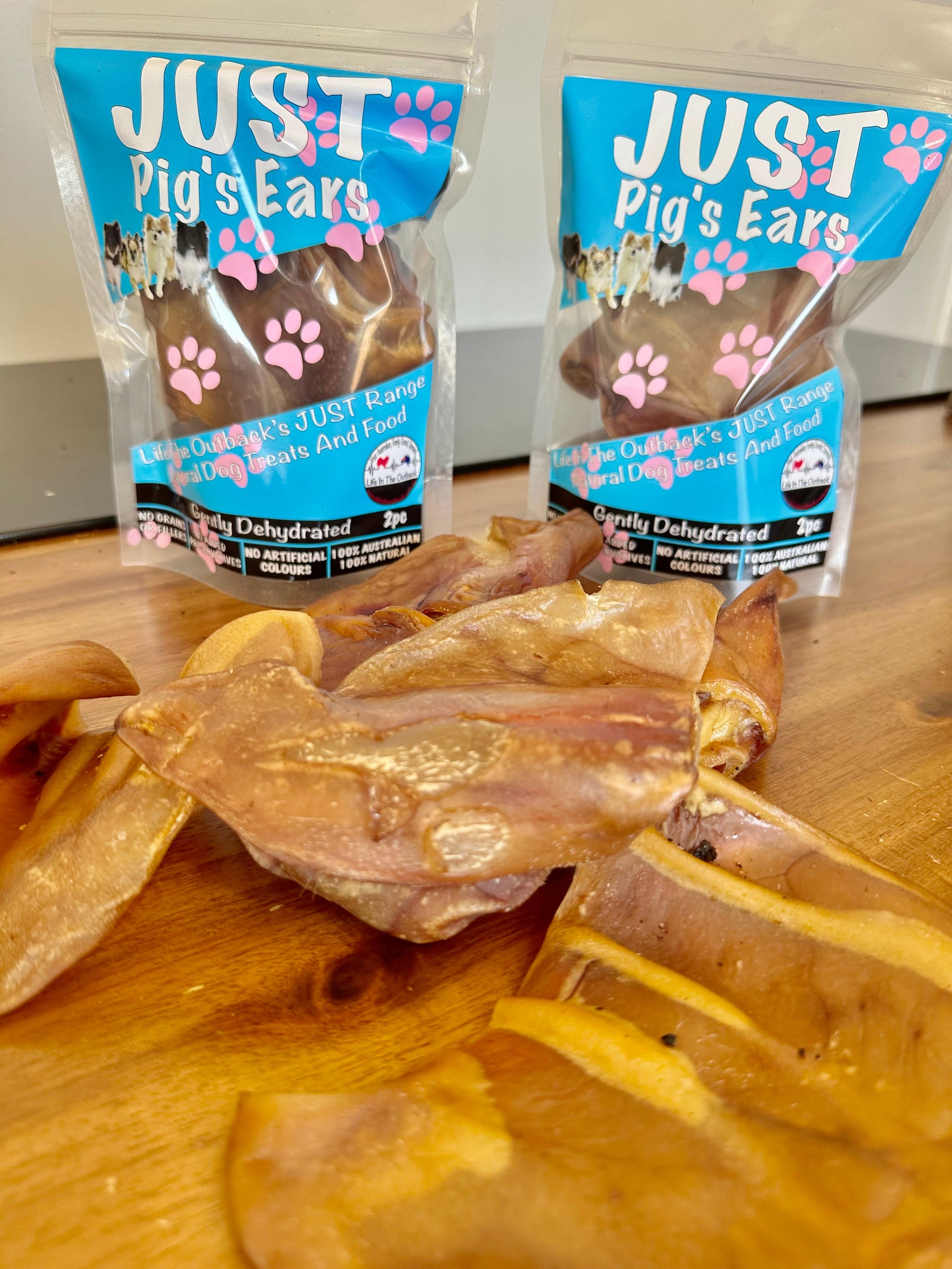 Life in the Outback Just Pig's Ears - 100% Natural Australian Dog Treats - SuperSaverAU - view 4