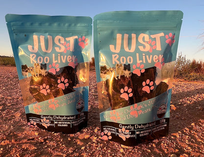 Life in the Outback Just Roo Liver Dog Treats - 100% Natural, Australian Sourced