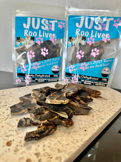 Life in the Outback Just Roo Liver Dog Treats - 100% Natural, Australian Sourced