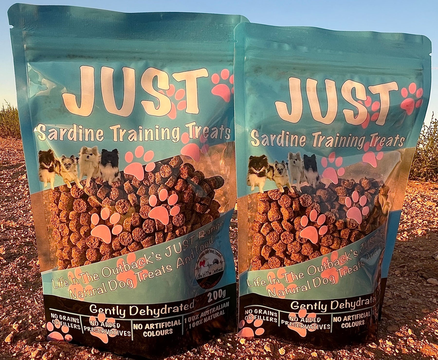 Life in the Outback Just Sardine Training Treats - 100g, 100% Australian, Allergen-Free - SuperSaverAU - view 1