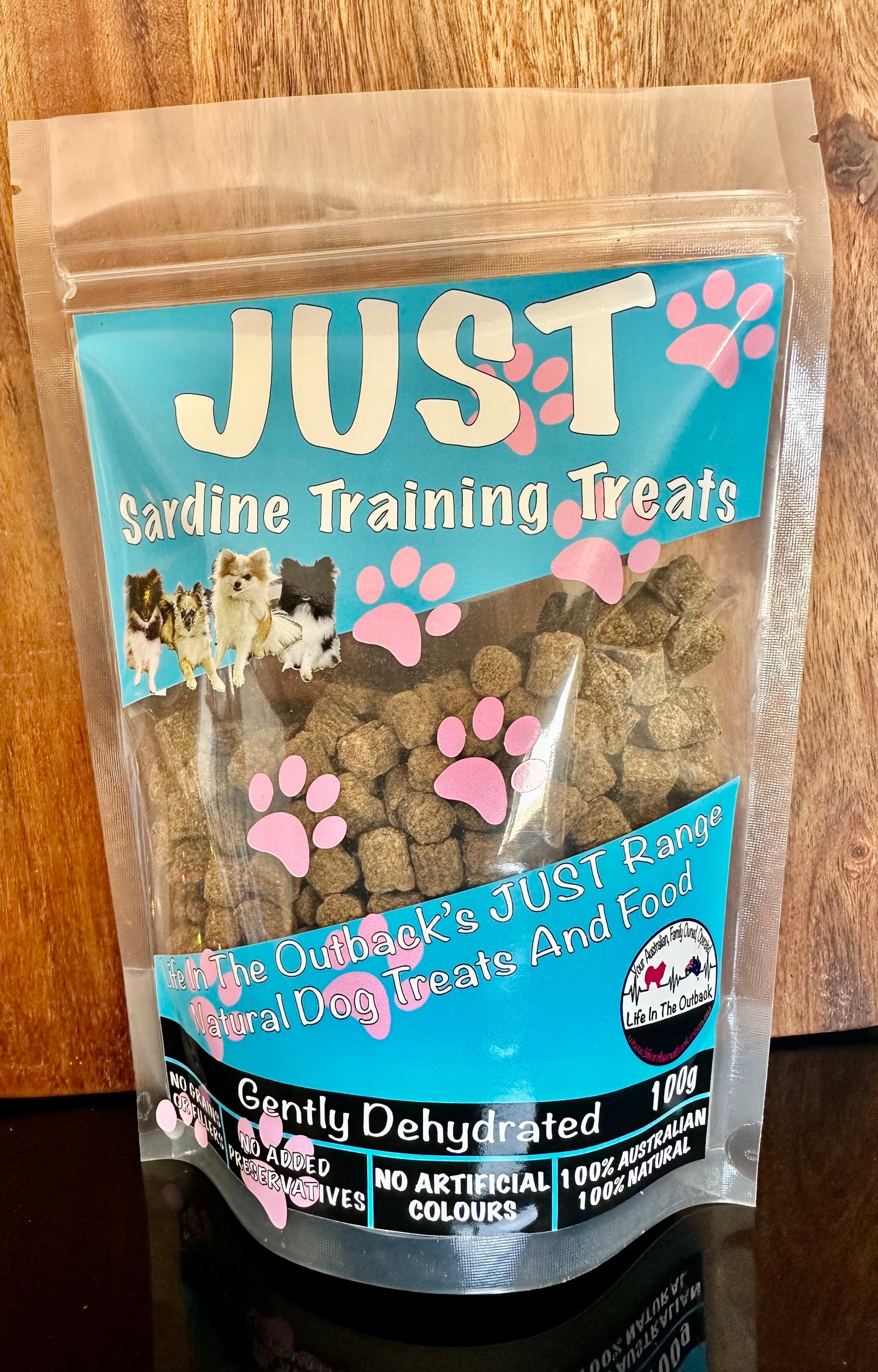 Life in the Outback Just Sardine Training Treats - 200g, 100% Australian, Allergen-Free - SuperSaverAU - view 5