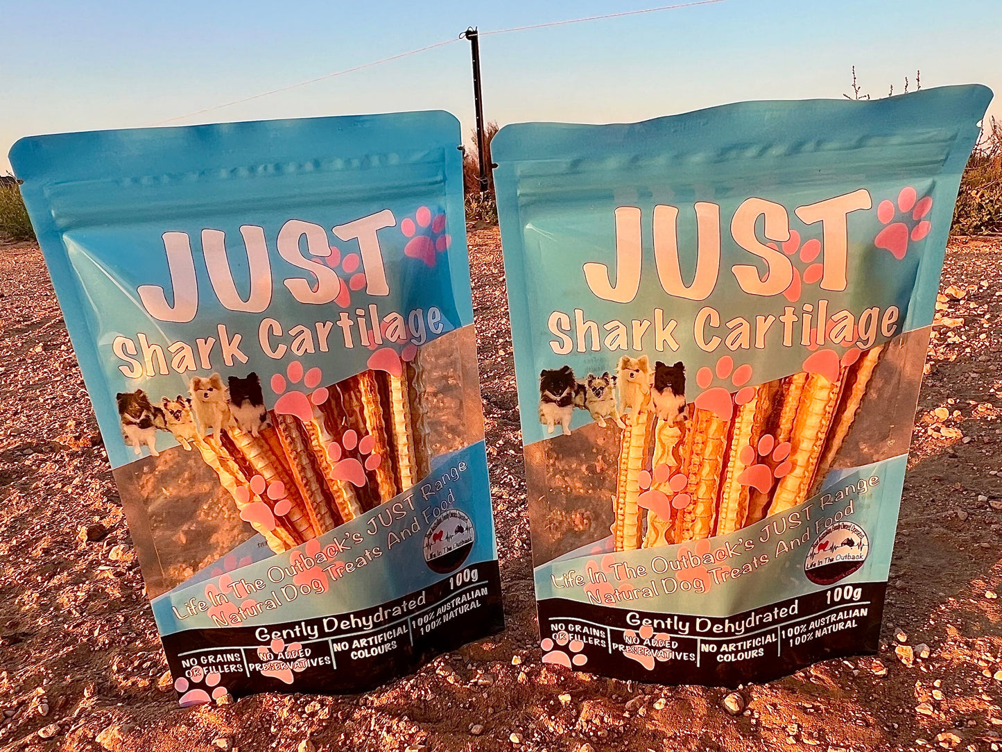 Life in the Outback Just Shark Cartilage 100% Australian, Allergen-Free Treats