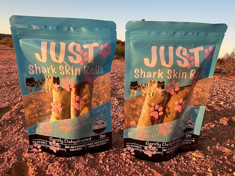 Life in the Outback Just Shark Skin Rolls - 100% Australian, Allergen-Free Treats - SuperSaverAU - view 1