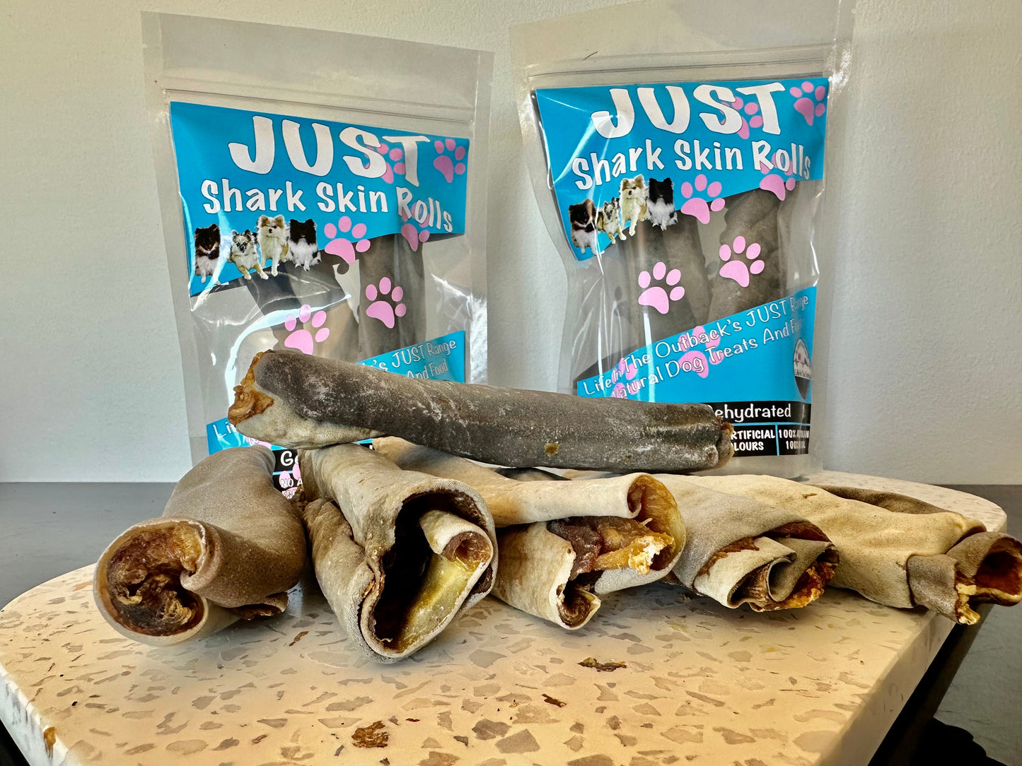 Life in the Outback Just Shark Skin Rolls - 100% Australian, Allergen-Free Treats