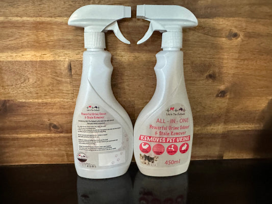 Life In The Outback Urine Odour and Stain Remover 500ml - Enzyme-Based, Pet-Friendly