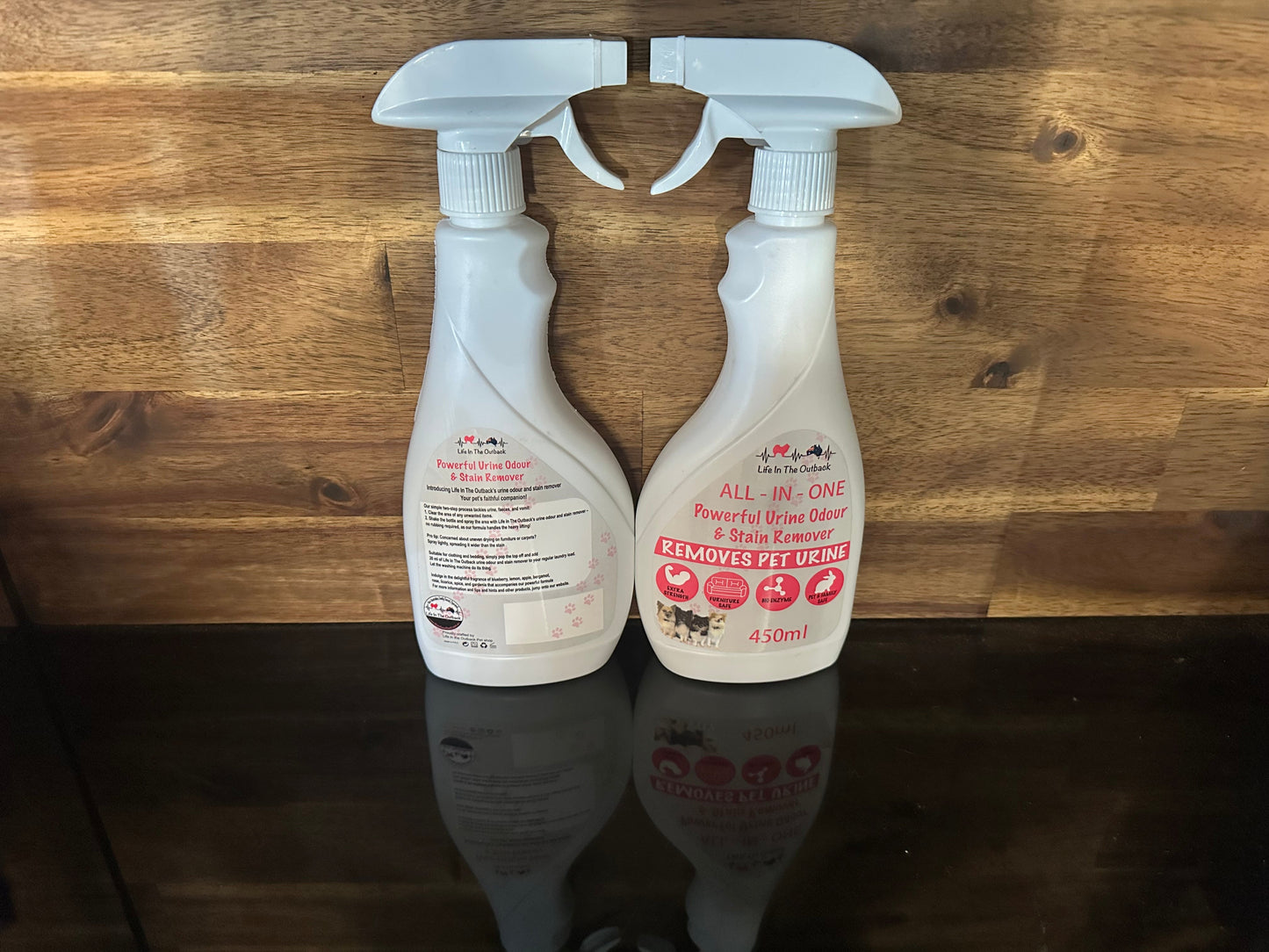 Life In The Outback Urine Odour and Stain Remover 500ml - Enzyme-Based, Pet-Friendly