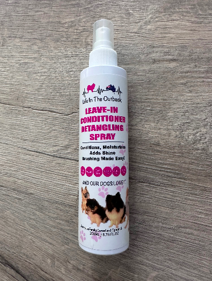 Life in the Outback Leave-In Conditioner Detangling Spray 250ml - Tear-Free, Vegan