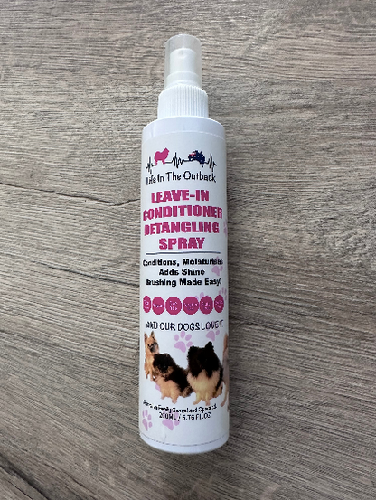 Life in the Outback Leave-In Conditioner Detangling Spray 250ml - Tear-Free, Vegan