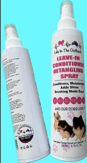 Life in the Outback Leave-In Conditioner Detangling Spray 250ml - Tear-Free, Vegan