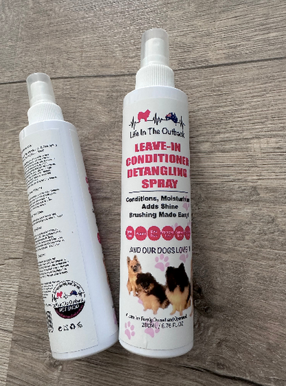 Life in the Outback Leave-In Conditioner Detangling Spray 250ml - Tear-Free, Vegan