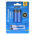 2 PCS AA USB Rechargeable LI-ION Battery - SuperSaverAU - view 1