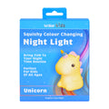 Squishy Unicorn Night Light - 14x8x8 cm, Rechargeable, 8 Colors, Soft Silicone - SuperSaverAU - view 1