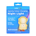 Squishy Astronaut Night Light - 14x9x9 cm, Rechargeable, 8 Colors, Soft Silicone - SuperSaverAU - view 1
