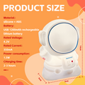 Squishy Astronaut Night Light - 14x9x9 cm, Rechargeable, 8 Colors, Soft Silicone - SuperSaverAU - view 4