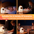 Squishy Capybara Rechargeable Silicone Night Light with Colour Changing Tap Control