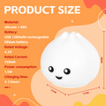 Premium Squishy Dumpling Silicone Night Light USB Rechargeable