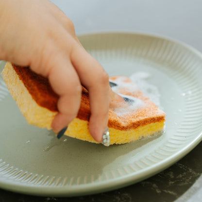 Clevinger 2Pcs Cellulose Cleaning Sponges - Biodegradable, Vegan