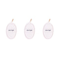 Clevinger Eco Oval Facial Loofah Pads 3 Pack Natural Exfoliating Skincare Sponges