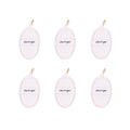 Clevinger Eco Oval Facial Loofah Pads 6 Pack Natural Exfoliating Skincare Sponges