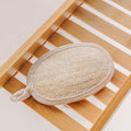 Clevinger Eco Oval Facial Loofah Pads 6 Pack Natural Exfoliating Skincare Sponges