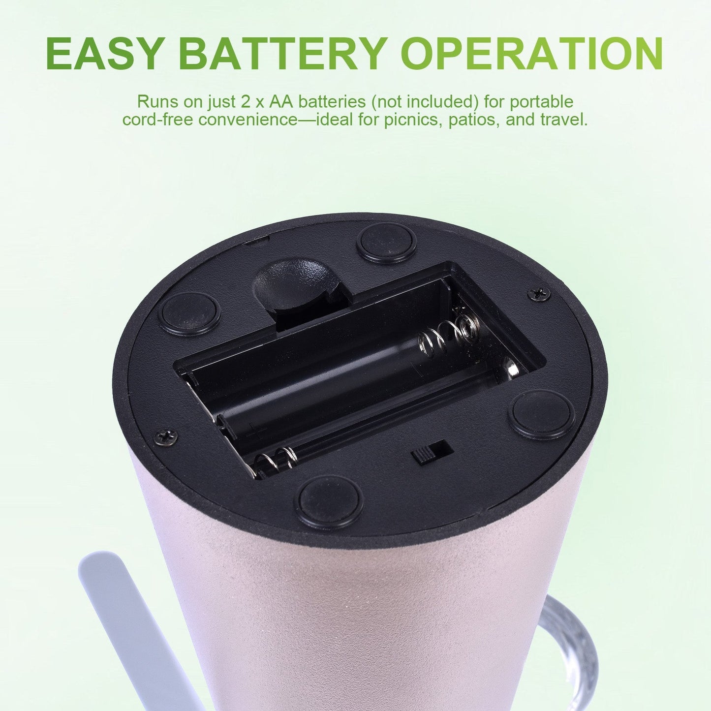 Aussie Shoo-Fly Electronic Fly Repellent Fan, 9 x 9 x 26 cm, Safe & Chemical-Free