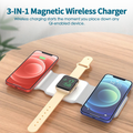 3-in-1 Wireless Charging Station with 15W Fast Charge for Apple Devices - SuperSaverAU - view 3