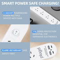 Plugd 4-Outlets Powerboard with 4 USB Ports & Surge Protection - SuperSaverAU - view 5