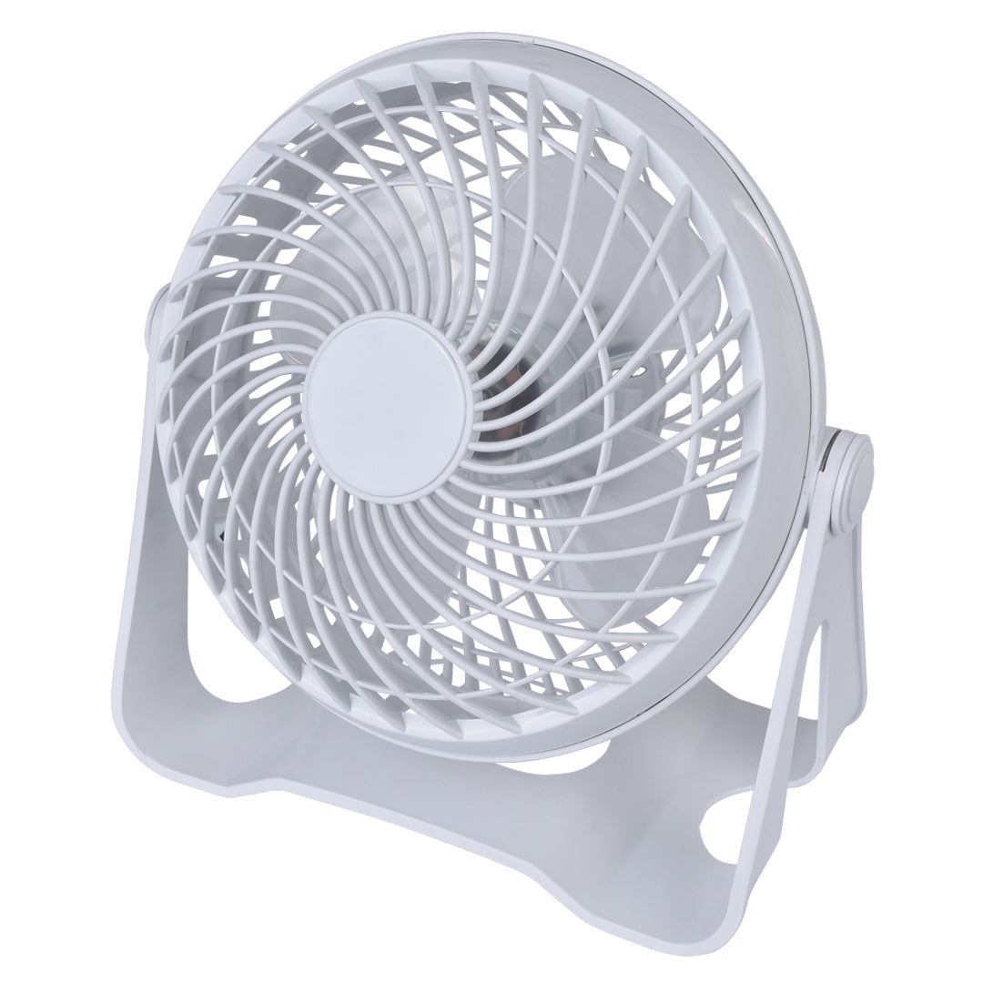 USB Powered Desk Fan - Portable 2-Speed Adjustable Angle Cooling Fan (22 × 21 × 11 cm) - SuperSaverAU - view 1