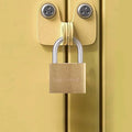 Flightmode Brass Padlocks with 3 Keys - 4 Pack, 20mm