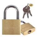 Flightmode Brass Padlocks with 3 Keys - 4 Pack, 20mm