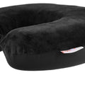 Deluxe Memory Foam Travel Pillow - 29x29x7cm, Removable Cover, Firm Support - SuperSaverAU - view 2
