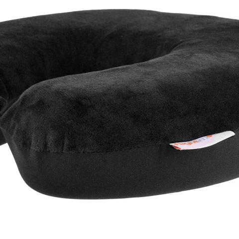Deluxe Memory Foam Travel Pillow - 29x29x7cm, Removable Cover, Firm Support - SuperSaverAU - view 2