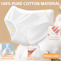 Flightmode Women's Disposable Underwear, 100% Cotton, L/XL, 5 Pcs, Hygienic & Lightweight - SuperSaverAU - view 3