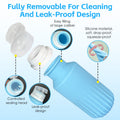 8 Pcs Travel Bottles Set for Toiletries - Eco-Friendly Silicone, TSA Approved - SuperSaverAU - view 1