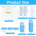 8 Pcs Travel Bottles Set for Toiletries - Eco-Friendly Silicone, TSA Approved - SuperSaverAU - view 2