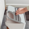 Premium Stackable Plastic Kitchen Trash Bin Set – 12L & 18L, 2 Piece