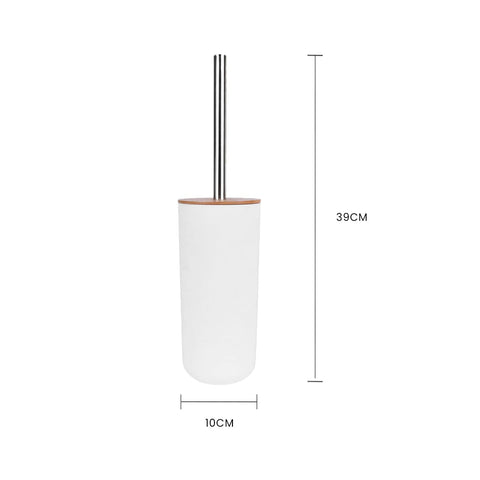 Clevinger Toilet Brush 10 x 10 x 39cm - Durable, BPA Free, Stylish Design - SuperSaverAU - view 1