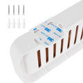 Clevinger Wall-Mounted Storage Rack, 31 x 14 x 4cm, BPA Free, Easy to Clean - SuperSaverAU - view 2